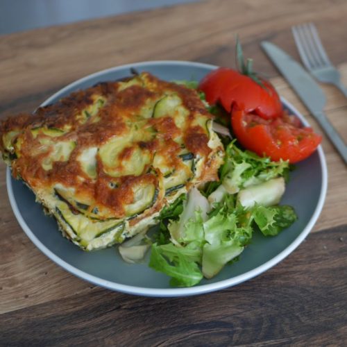 Flan de courgettes