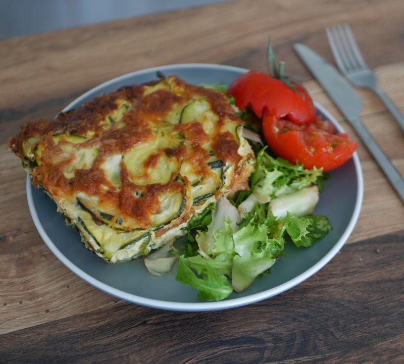 Flan de courgettes