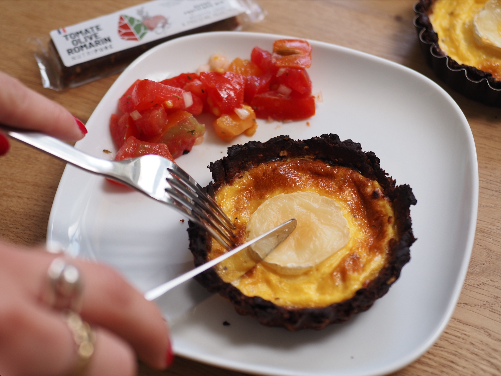 Quiche revisitée façon Nutripure par Victoria Tra, Le Cabinet Sportif