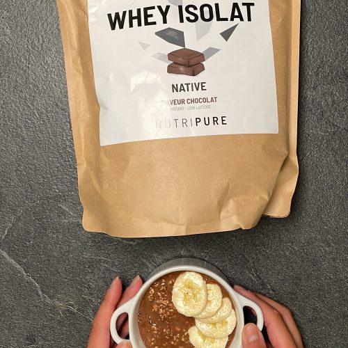Porridge chocolat banane