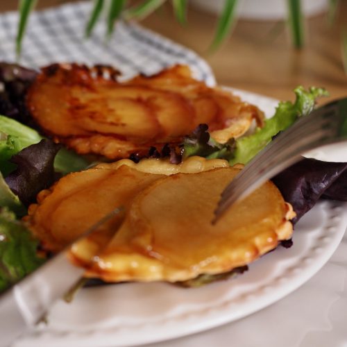 Tarte tatin poire roquefort