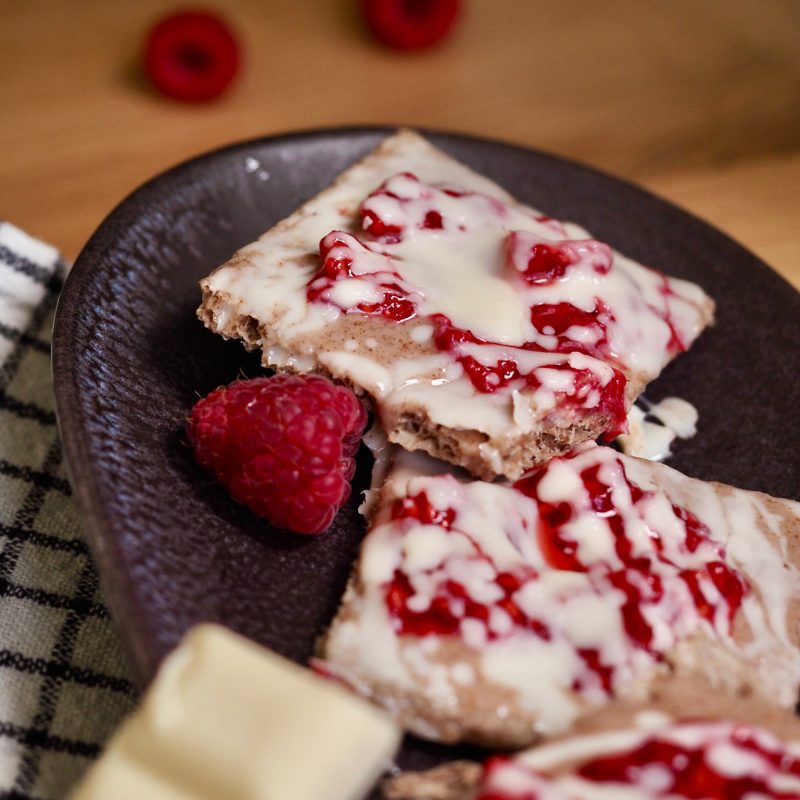 Tartines glacées framboise