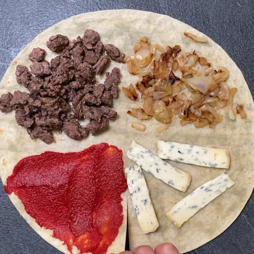 Wrap chaud au boeuf