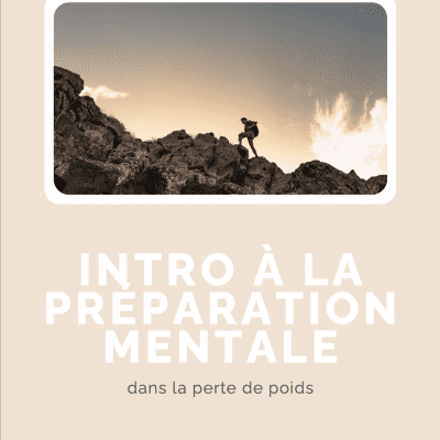 E-book : introduction à la préparation mentale dans le cadre de la perte de poids